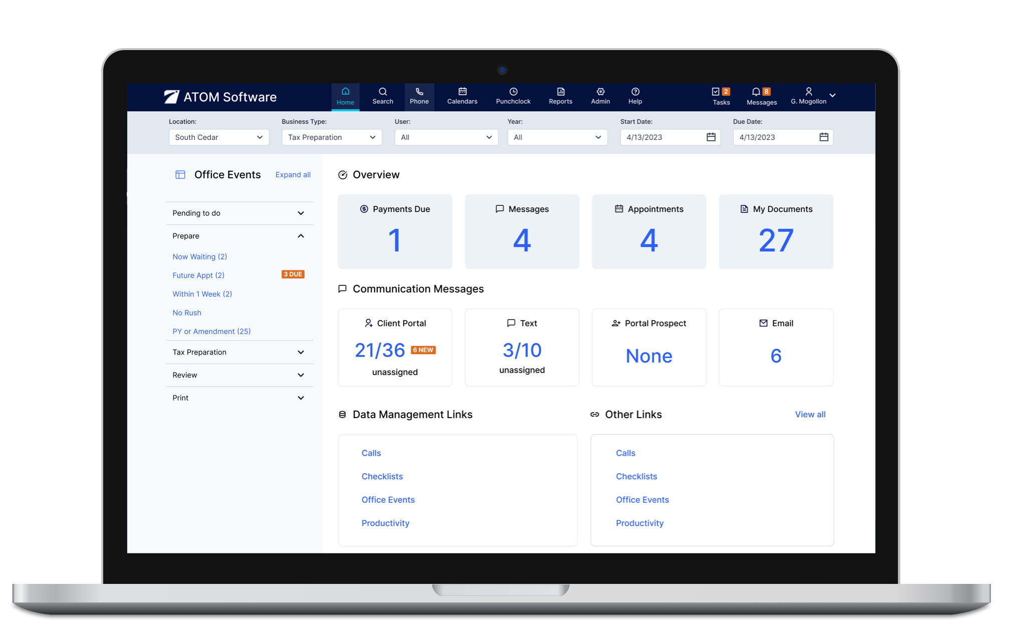 Atom Manager Redesign