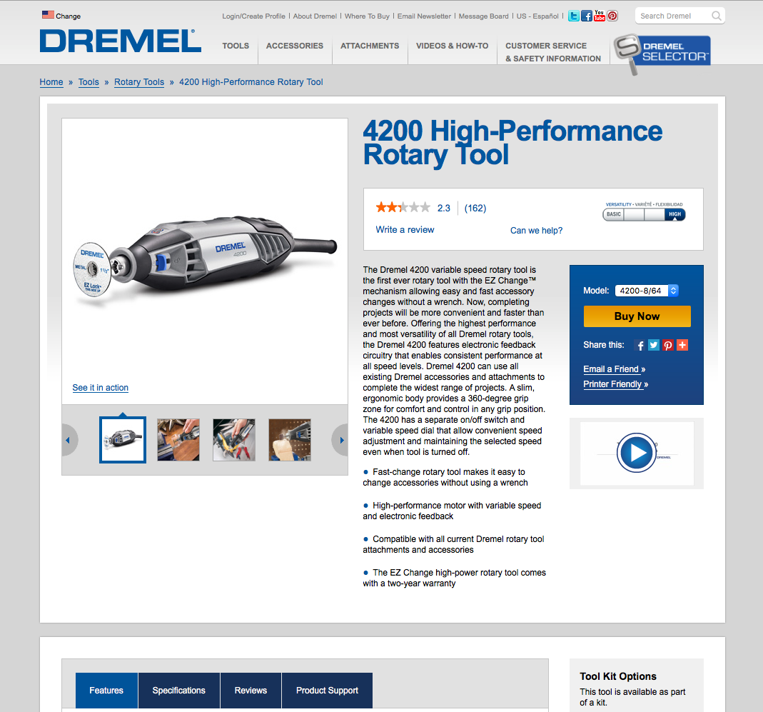 Dremel Site Map
